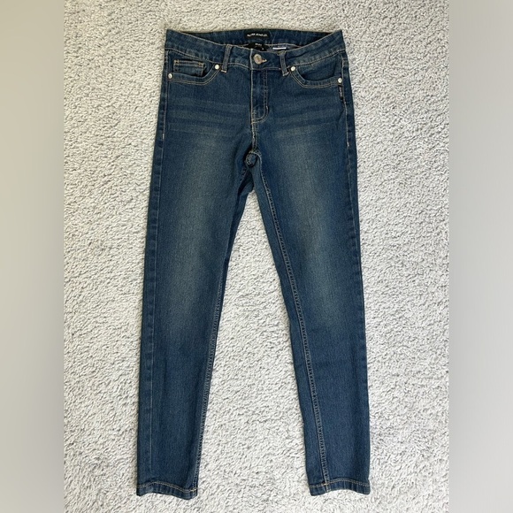 Silver Jeans Girls 12 Amy Jeggings Dark Wash Classic Casual School Clothes Basic - Picture 1 of 3